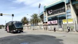 VIDEO Palermo-Turris, l’arrivo dei rosanero allo Stadio “Renzo Barbera”