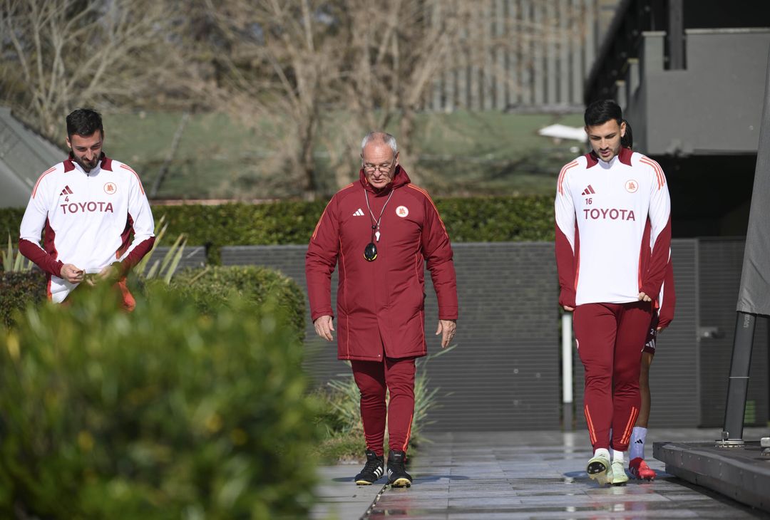 Trigoria, la rifinitura in vista dell’Eintracht Francoforte – FOTO GALLERY - immagine 8