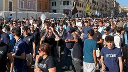 VIDEO LAZIO – Dal corteo partono i primi cori da brividi