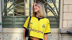 Chiara Ferragni indossa maglia Borussia, è polemica: “Ma tifa Inter?”