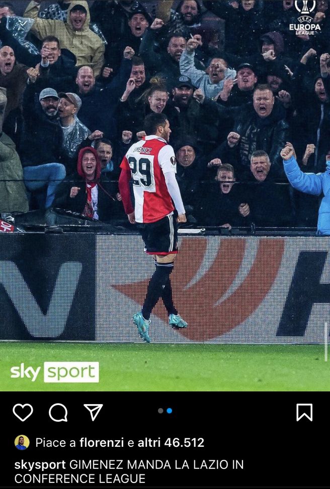 Il Feyenoord spedisce la Lazio in Conference League: spunta il like di Florenzi- immagine 2