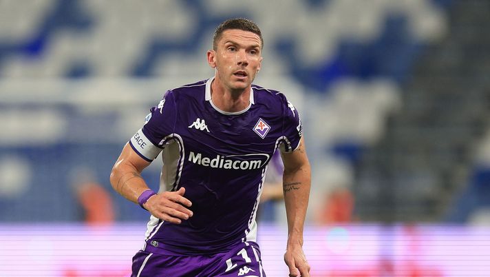 REGGIO NELL'EMILIA, ITALY - AUGUST 28: Robin Gosens of ACF Fiorentina in action during the UEFA Europa Conference League 2025/2026 Play-Off 1st leg match between ACF Fiorentina and FC Polissya Zhytomyr at Mapei Stadium - Citta' del Tricolore on August 28, 2025 in Reggio nell'Emilia, Italy. (Photo by Gabriele Maltinti/Getty Images) FOTO – Gosens ricorda: “Un anno fa la Fiorentina è diventata casa nostra” - immagine 1