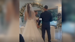 VIDEO / “Amo il Catanzaro più di te”: lo sposo canta il coro sull’altare