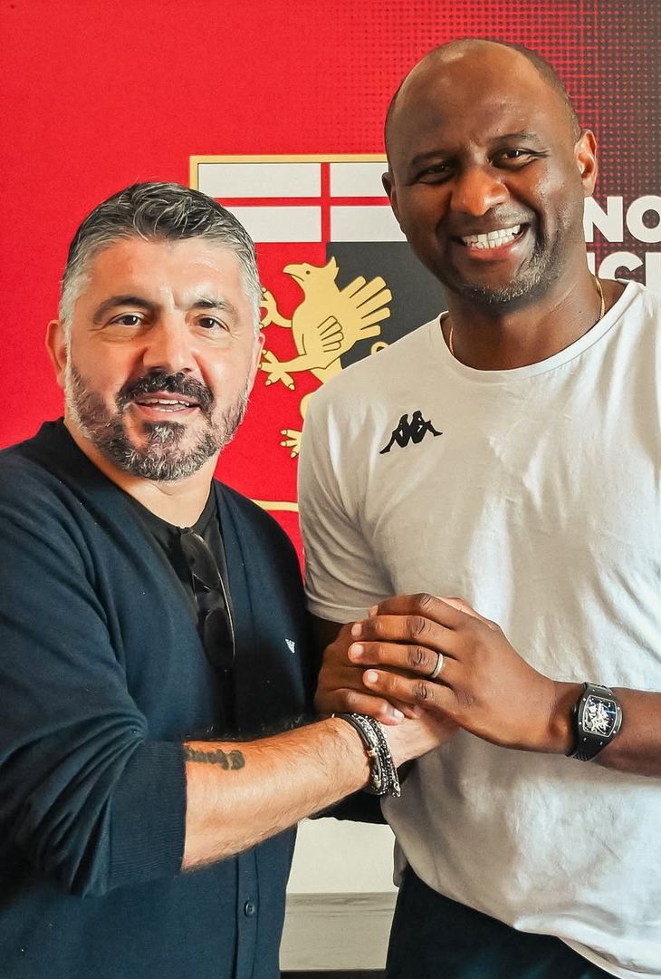 Nella giornata odierna (martedì 16 settembre 2025), Gennaro Gattuso, commissario tecnico della nazionale italiana, è stato ospite al Centro Sportivo Signorini di Pegli, struttura in cui svolge i propri allenamenti il Genoa di Patrick Vieira. Il ct azzurro, reduce da due prime uscite vittoriose contro Estonia (5-0) e Israele (4-5), ha supervisionato (come dimostrano le seguenti foto pubblicate dal club ligure via Instagram) la seduta odierna del Grifone.