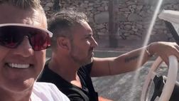 Ex Milan, Bobo Vieri e Brocchi sfrecciano nell’estate di Formentera