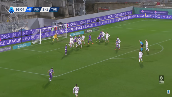 Fiorentina-Torino 2-2, l’analisi dei gol: Gineitis perde palla e inizia la rimonta- immagine 10