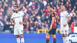 A Marassi succede di tutto, alla fine 2-2: Fiorentina ultima da sola nella sosta