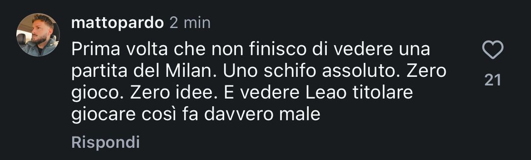 Tifosi furenti contro il Milan sui social: “Leao se ne deve andare. Vergognosi, fate schifo tutti”- immagine 3