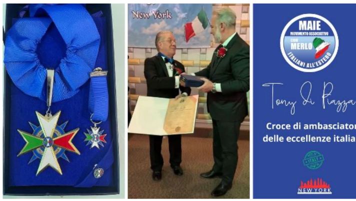 Maie, onorificenza negli USA per l’ex vicepresidente del Palermo Tony Di Piazza Maie, onorificenza negli USA per l’ex vicepresidente del Palermo Tony Di Piazza - immagine 1