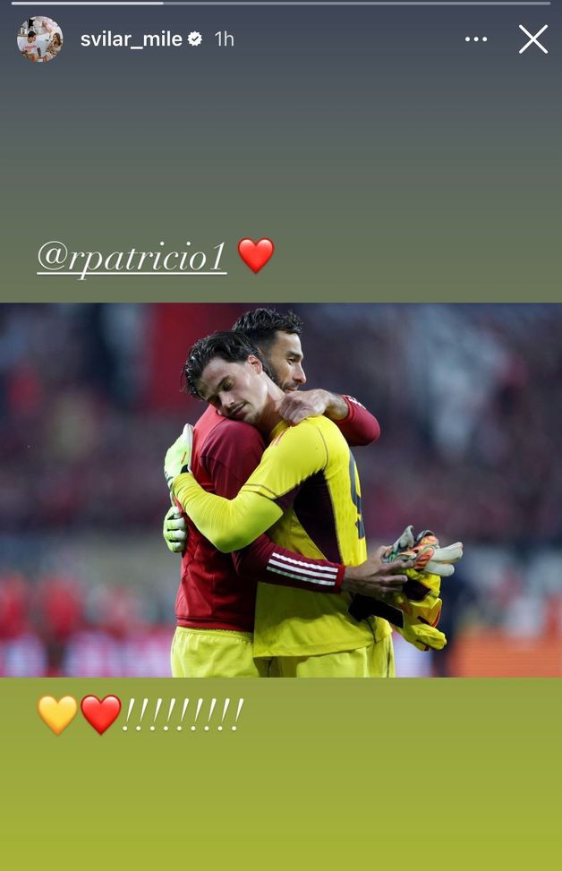 Roma, Rui Patricio e l’abbraccio per consolare Svilar: Mile lo ringrazia sui social- immagine 2