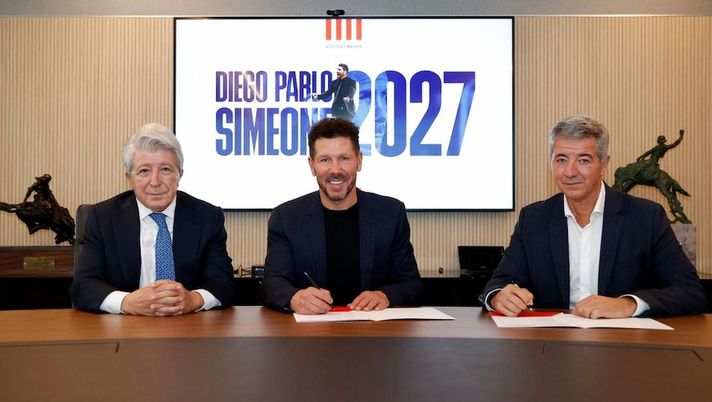 UFFICIALE / Simeone sarà il tecnico dell’Atletico Madrid fino al 2027 - immagine 1
