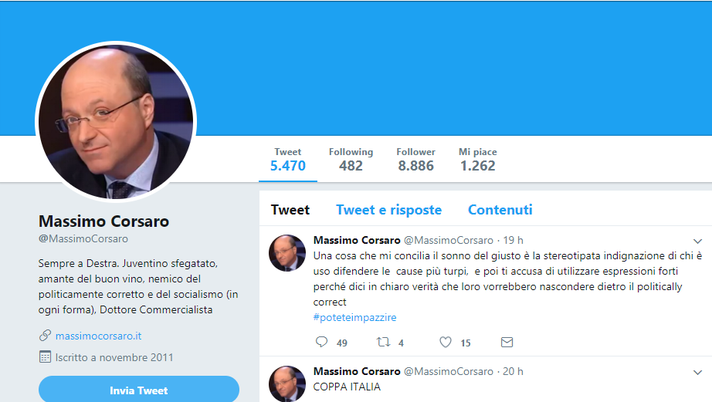 Vergogna Corsaro, l’onorevole: “Mihajlovic zingaro, il Toro frustrati perdenti” - immagine 1