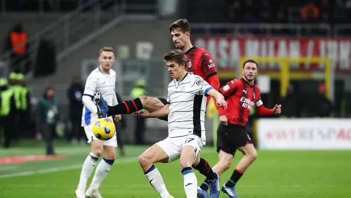 Matteo Gabbia Charles De Ketelaere AC Milan Milan-Atalanta 1-2 Coppa Italia 2023-2024