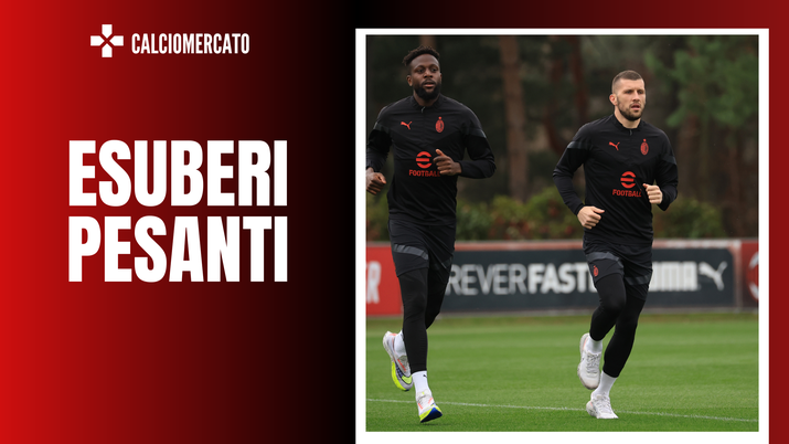 Ante Rebic e Divock Origi, giocatori del Milan (getty images)