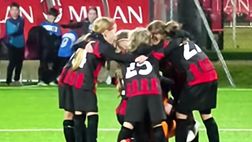 Che emozione le Pulcine del Milan: “Siamo rosse come il fuoco…!”