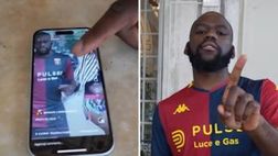 Genoa, Onana dice ‘no’ a Rihanna: presentazione tutta da ridere | VIDEO