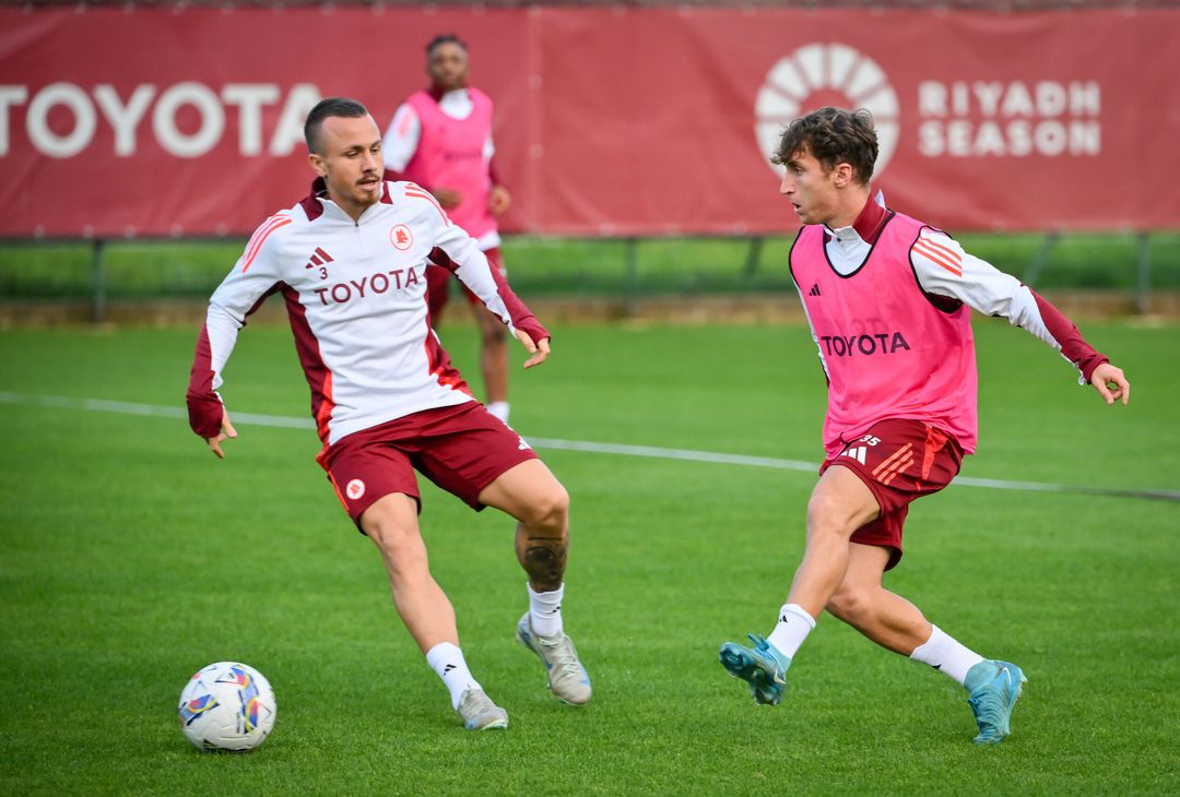 Trigoria, la rifinitura in vista della gara contro il Bologna – FOTO GALLERY - immagine 2