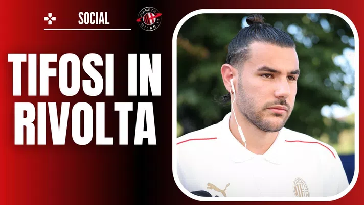 Theo Hernández AC Milan amichevole Milan-Roma 2-5