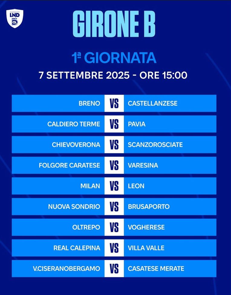 Calendario Milan Futuro