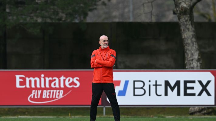 Stefano Pioli AC Milan allenamento Milanello