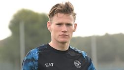 Napoli, Conte sorride: McTominay subito in gruppo e c’è anche Lobotka. Cosa filtra su Spinazzola