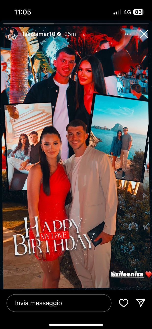 Samardzic aspetta l’Inter, intanto fa gli auguri alla sua Sila: “Buon compleanno, mio amore”- immagine 2