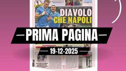 Prima pagina Gazzetta dello Sport: “Diavolo che Napoli, al Milan resta il campionato”