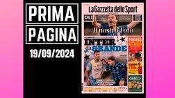 Prima pagina Gazzetta dello Sport: Fonseca tutto nel derby. Sarri in pole