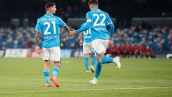 FOTO Di Lorenzo-Politano, quando mi guardi così: la coppia più bella del mondo