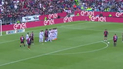 VIDEO Gaetano la pennella all’incrocio: che punizione dell’ex calciatore del Napoli