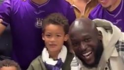 Anderlecht, Lukaku festeggia negli spogliatoi la vittoria con lo Standard Liegi