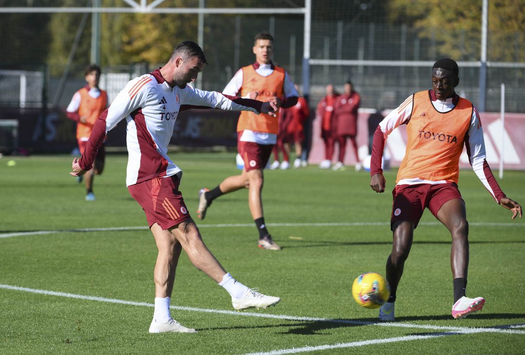 Trigoria, terzo allenamento di Ranieri sotto gli occhi di Tommasi – FOTO GALLERY - immagine 18