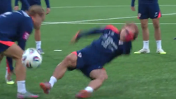 Modric, che grinta in allenamento! Entra così in scivolata nel torello | VIDEO