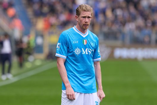 Kevin De Bruyne con la maglia del Napoli