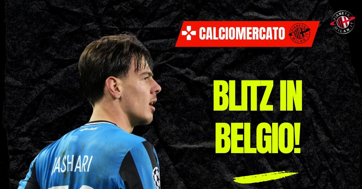 calciomercato milan tare vola in belgio per jashari