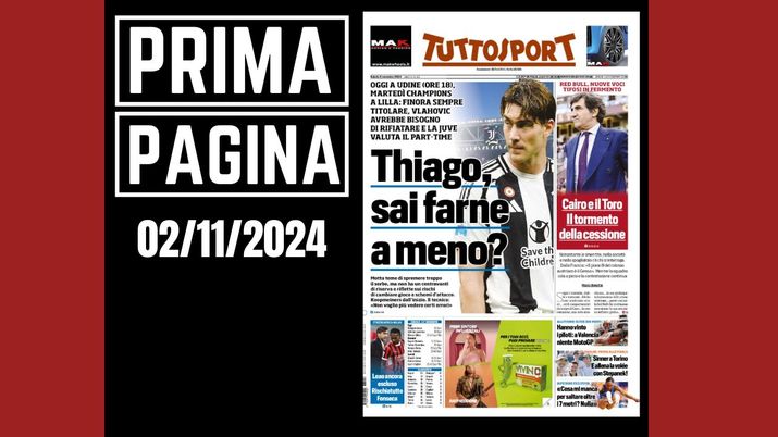 Prima pagina Tuttosport: Leao ancora escluso. Fonseca rischiatutto
