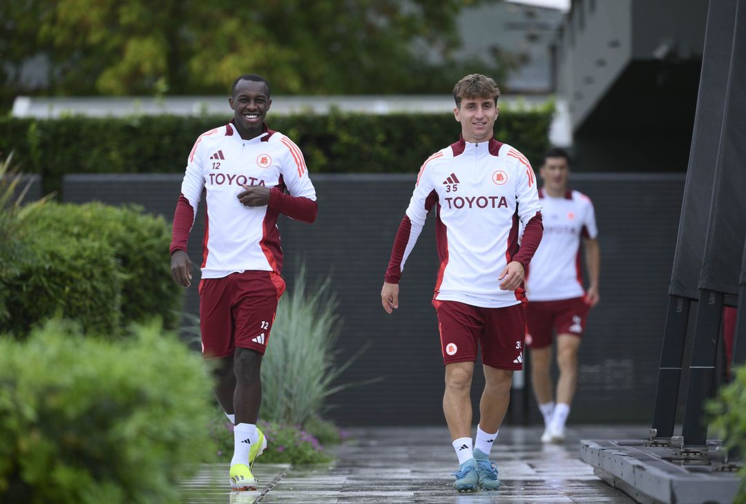 Trigoria, la rifinitura alla vigilia dell’Inter – FOTO GALLERY - immagine 4