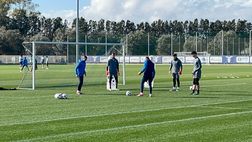Braga-Lazio, anche i portieri in campo a Formello per la rifinitura – VIDEO