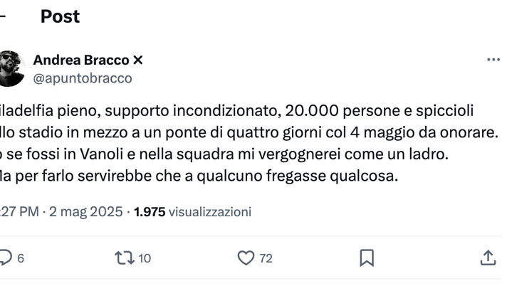 Torino-Venezia 1-1, le reazioni social: “Se fossi nella squadra mi vergognerei” - immagine 1