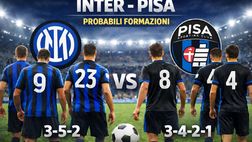 Inter-Pisa, le probabili formazioni: novità in tutti i reparti per Chivu