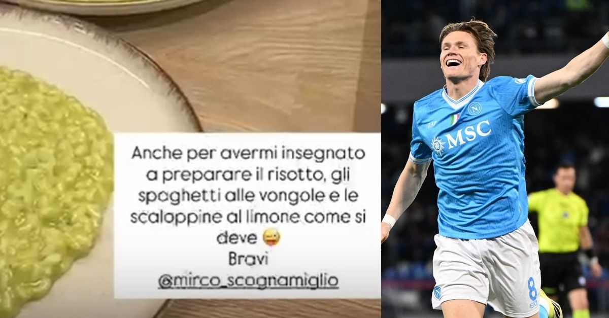 McTominay ringrazia lo chef privato: "Ora so preparare risotto e spaghetti a vongole!"