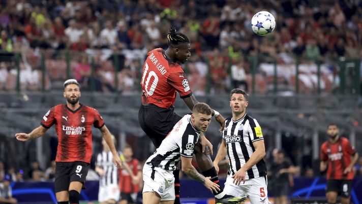 Rafael Leao AC Milan Milan-Newcastle 0-0 Champions League 2023-2024