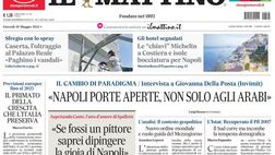 PRIMA PAGINA IL MATTINO OGGI: “Aspettando Conte, l’atto d’amore di Spalletti”