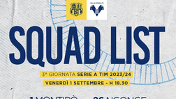 Verona, i convocati per il Sassuolo