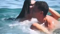 VIDEO / Nozze da sogno per Pavard e Kleofina: il tuffo romantico in mare il giorno dopo