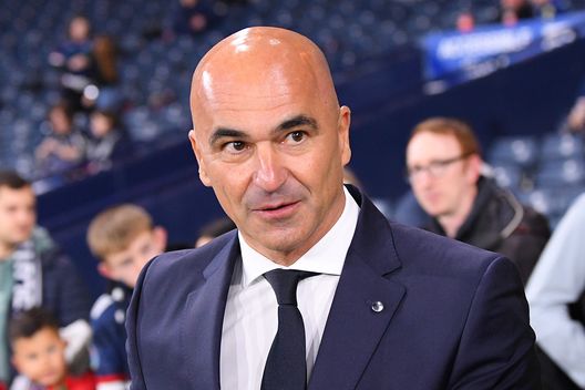GLASGOW, SCOZIA - 15 OTTOBRE: Roberto Martinez, allenatore del Portogallo, durante la gara di UEFA Nations League 2024/25 League tra Scozia e Portogallo. (Photo by Euan Cherry/Getty Images)