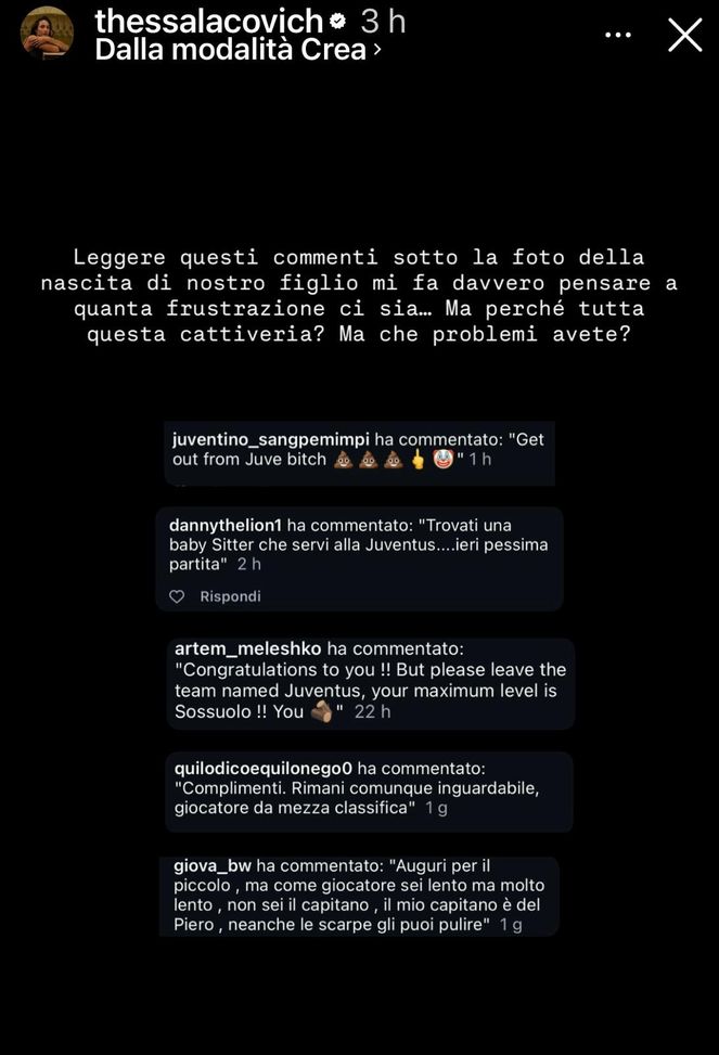 La moglie di Locatelli incredula: “I commenti alla nascita di nostro figlio? Ma che problemi…”- immagine 3