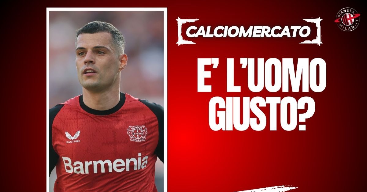 xhaka la roccia del centrocampo 232 lui il rinforzo ideale per il milan di tare