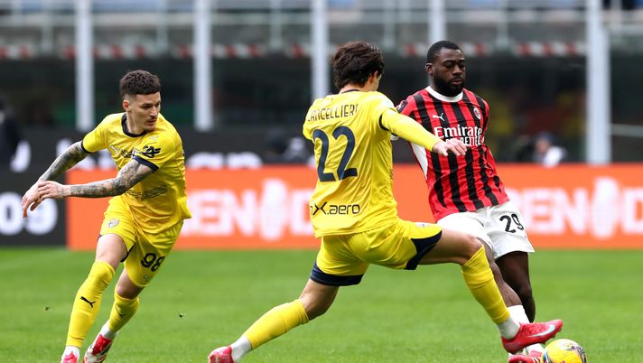 Fofana ammonito in Milan-Parma: il centrocampista era diffidato, salta la gara con l’Inter - immagine 1