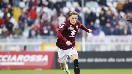 Marcus Pedersen of Torino FC during the Italian Serie A, football match between Torino FC and AC Monza on 24 November 2024 at Stadio Olimpico ''Grande Torino, Italy, Photo Nderim Kaceli